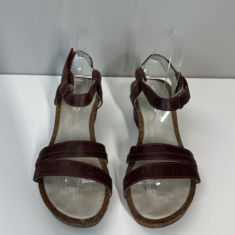 Merrell Revalli Aura Strap Wedge Sandal in Deep Purple Size 8 - Picture 5 of 16